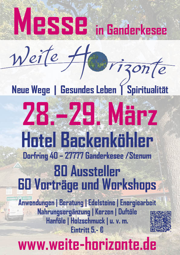 Flyer Weite Horizonte Messe Ganderkesee 2026