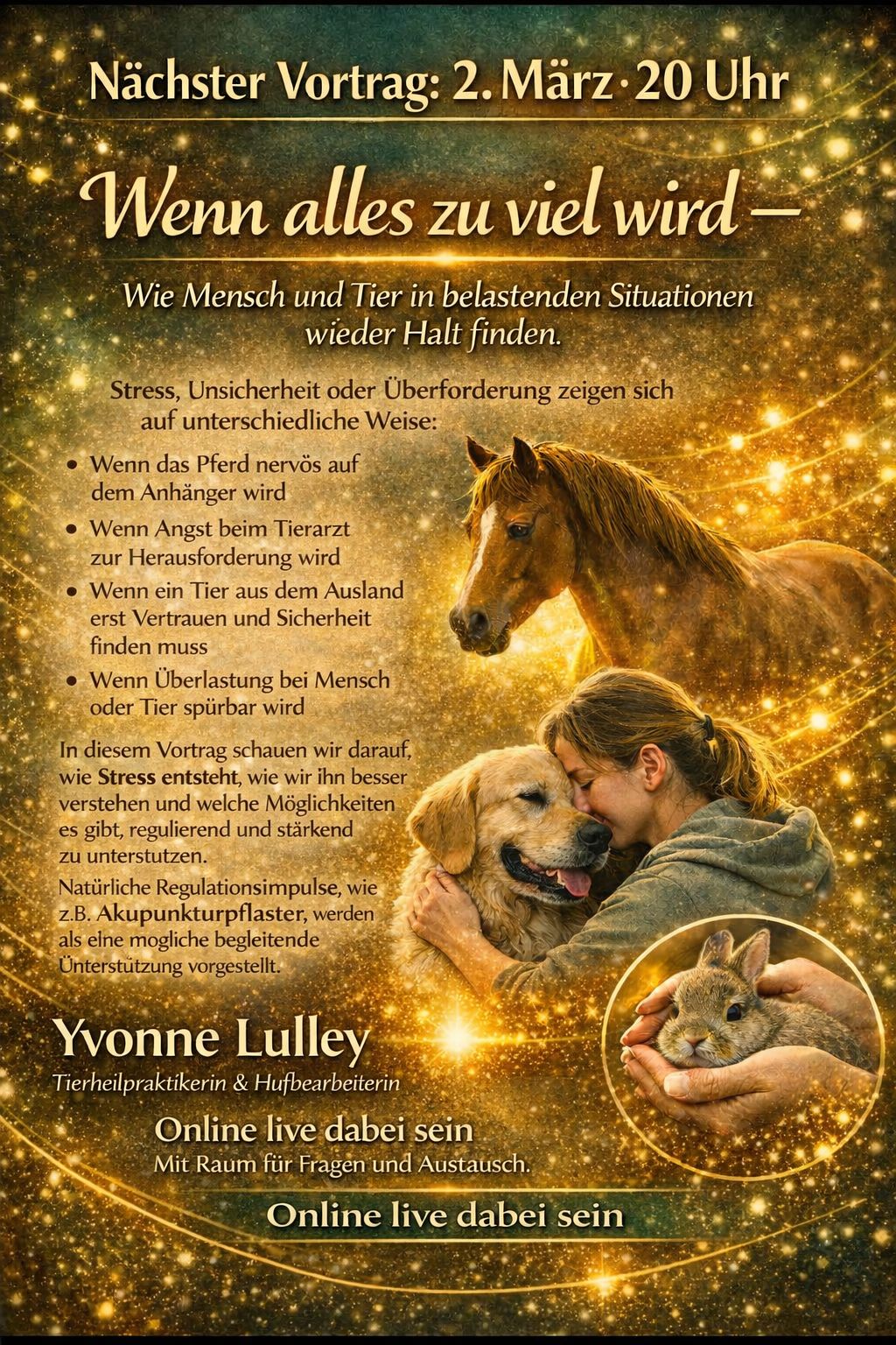 Flyer: März-Zoom – Wenn alles zu viel wird